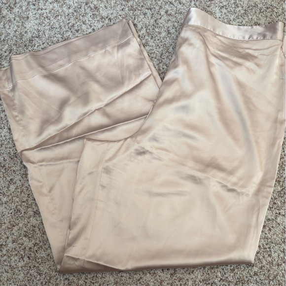 Natori Other - Natori Satin Beige Sleep Pants